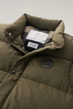 Woolrich Gilet Aleutian Trapuntato In Nylon Taslan - Uomo - Verde -Offerta Economica Vestiario CFWOOU0854MRUT3077 614 5