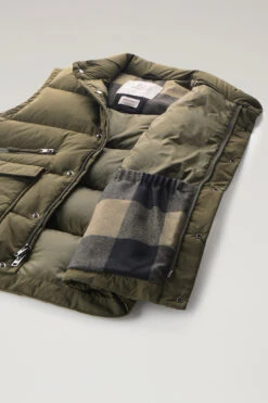 Woolrich Gilet Aleutian Trapuntato In Nylon Taslan - Uomo - Verde -Offerta Economica Vestiario CFWOOU0854MRUT3077 614 8