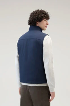 Woolrich Gilet Imbottito In Tech Softshell - Uomo - Blu -Offerta Economica Vestiario CFWOOU0857MRUT3496 3989 2