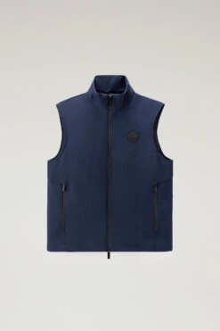 Woolrich Gilet Imbottito In Tech Softshell - Uomo - Blu -Offerta Economica Vestiario CFWOOU0857MRUT3496 3989 4