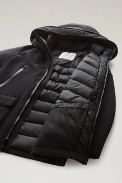 Woolrich Parka In Tech Softshell - Uomo - Nero -Offerta Economica Vestiario CFWOOU0859MRUT3496 100 10