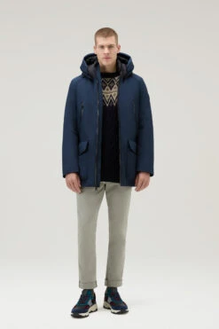 Woolrich Parka In Tech Softshell - Uomo - Blu -Offerta Economica Vestiario CFWOOU0859MRUT3496 3989 1