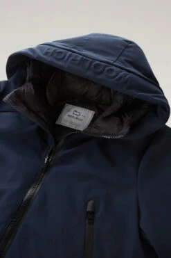 Woolrich Parka In Tech Softshell - Uomo - Blu -Offerta Economica Vestiario CFWOOU0859MRUT3496 3989 5