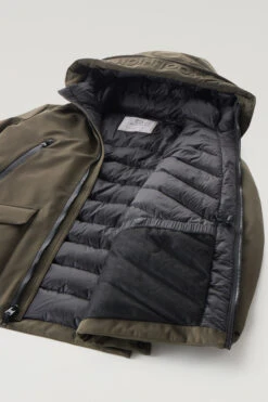 Woolrich Parka In Tech Softshell - Uomo - Verde -Offerta Economica Vestiario CFWOOU0859MRUT3496 614 10