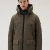 Woolrich Parka In Tech Softshell - Uomo - Verde -Offerta Economica Vestiario CFWOOU0859MRUT3496 614
