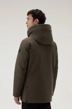 Woolrich Parka In Tech Softshell - Uomo - Verde -Offerta Economica Vestiario CFWOOU0859MRUT3496 614 2