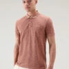 Woolrich Polo Mackinack Tinta In Capo In Piqué Di Cotone Elasticizzato - Uomo - Marrone -Offerta Economica Vestiario CFWOPO0035MRUT1483 797