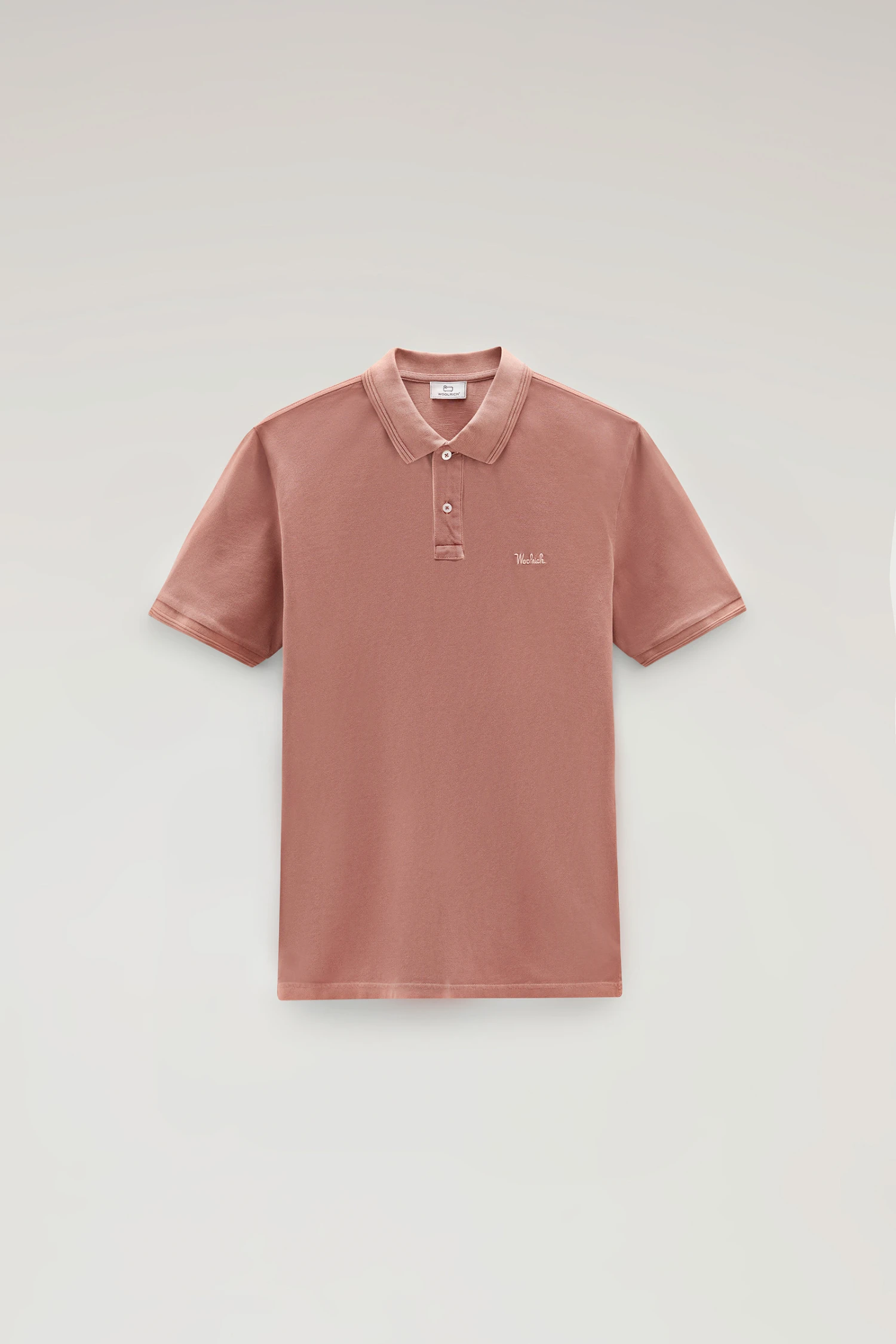 Woolrich Polo Mackinack Tinta In Capo In Piqué Di Cotone Elasticizzato - Uomo - Marrone 7 Woolrich Polo Mackinack Tinta In Capo In Piqué Di Cotone Elasticizzato - Uomo - Marrone - immagine 5