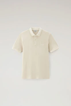 Woolrich Polo Mackinack Tinta In Capo In Piqué Di Cotone Elasticizzato - Uomo - Bianco 14 Woolrich Polo Mackinack Tinta In Capo In Piqué Di Cotone Elasticizzato - Uomo - Bianco -Offerta Economica Vestiario CFWOPO0035MRUT1483 8743 4