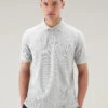 Woolrich Polo In Piqué Di Puro Cotone - Uomo - Grigio -Offerta Economica Vestiario CFWOPO0048MRUT2931 103