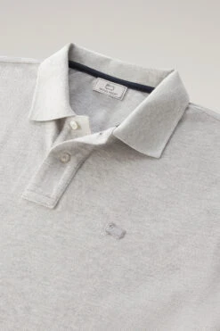 Woolrich Polo In Piqué Di Puro Cotone - Uomo - Grigio -Offerta Economica Vestiario CFWOPO0048MRUT2931 103 5