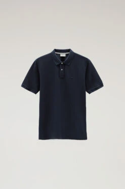 Woolrich Polo In Piqué Di Puro Cotone - Uomo - Blu 14 Woolrich Polo In Piqué Di Puro Cotone - Uomo - Blu -Offerta Economica Vestiario CFWOPO0048MRUT2931 3989 4