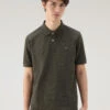 Woolrich Polo In Piqué Di Puro Cotone - Uomo - Verde -Offerta Economica Vestiario CFWOPO0048MRUT2931 614