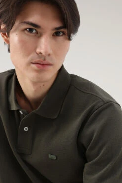 Woolrich Polo In Piqué Di Puro Cotone - Uomo - Verde -Offerta Economica Vestiario CFWOPO0048MRUT2931 614 3