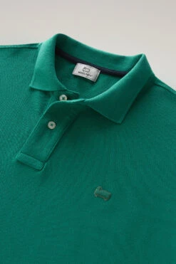 Woolrich Polo In Piqué Di Puro Cotone - Uomo - Verde -Offerta Economica Vestiario CFWOPO0048MRUT2931 631 5