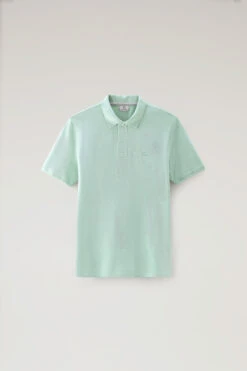 Woolrich Polo In Piqué Di Puro Cotone - Uomo - Verde -Offerta Economica Vestiario CFWOPO0048MRUT2931 6585 4