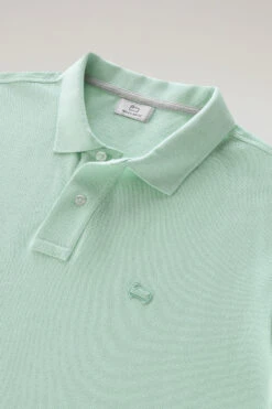 Woolrich Polo In Piqué Di Puro Cotone - Uomo - Verde -Offerta Economica Vestiario CFWOPO0048MRUT2931 6585 5