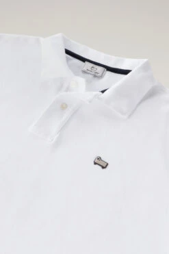 Woolrich Polo In Piqué Di Puro Cotone - Uomo - Bianco -Offerta Economica Vestiario CFWOPO0048MRUT2931 8041 5