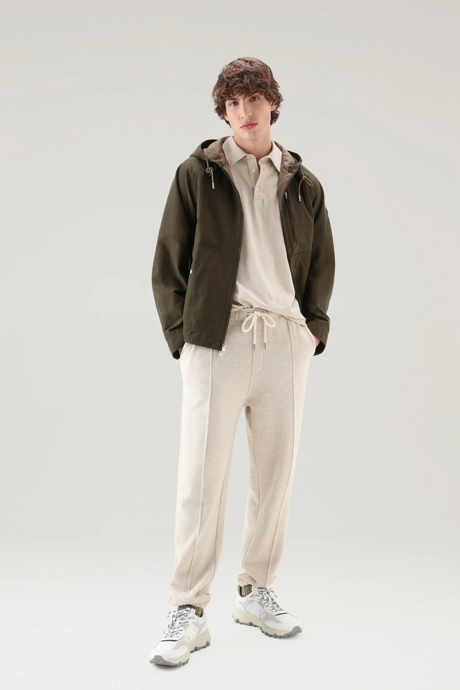 Woolrich Polo In Misto Cotone E Lino - Uomo - Beige 4 Woolrich Polo In Misto Cotone E Lino - Uomo - Beige - immagine 2