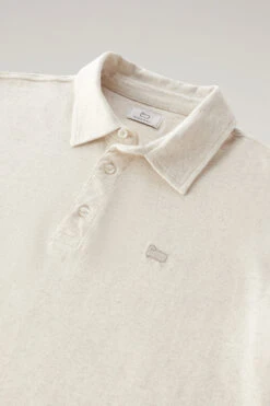 Woolrich Polo In Misto Cotone E Lino - Uomo - Beige 15 Woolrich Polo In Misto Cotone E Lino - Uomo - Beige -Offerta Economica Vestiario CFWOPO0054MRUT3457 4377 5