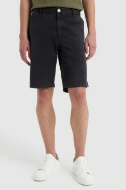 Woolrich Pantaloncini Chino Tinto In Capo - Uomo - Blu