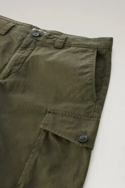 Woolrich Pantaloncini Cargo Tinti In Capo - Uomo - Verde 15 Woolrich Pantaloncini Cargo Tinti In Capo - Uomo - Verde -Offerta Economica Vestiario CFWOSH0039MRUT3343 614 5
