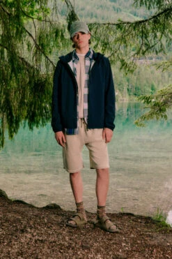 Woolrich Pantaloncini In Cotone Tinto In Capo - Uomo - Beige -Offerta Economica Vestiario CFWOSH0041MRUT2915 4377 7