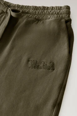 Woolrich Pantaloncini In Cotone Tinto In Capo - Uomo - Verde -Offerta Economica Vestiario CFWOSH0041MRUT2915 614 5