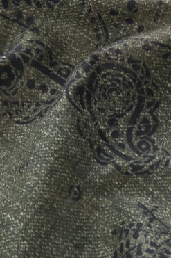 Woolrich Camicia Bowling Con Stampa Paisley - Uomo - Verde -Offerta Economica Vestiario CFWOSI0081MRUT2912 6564 7