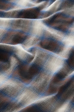 Woolrich Camicia Madras A Quadri In Flanella Leggera - Uomo - Grigio -Offerta Economica Vestiario CFWOSI0089MRUT3180 1840 8