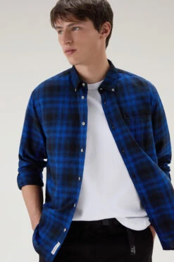 Woolrich Camicia Madras A Quadri In Flanella Leggera - Uomo - Blu 14 Woolrich Camicia Madras A Quadri In Flanella Leggera - Uomo - Blu -Offerta Economica Vestiario CFWOSI0089MRUT3180 31097 3