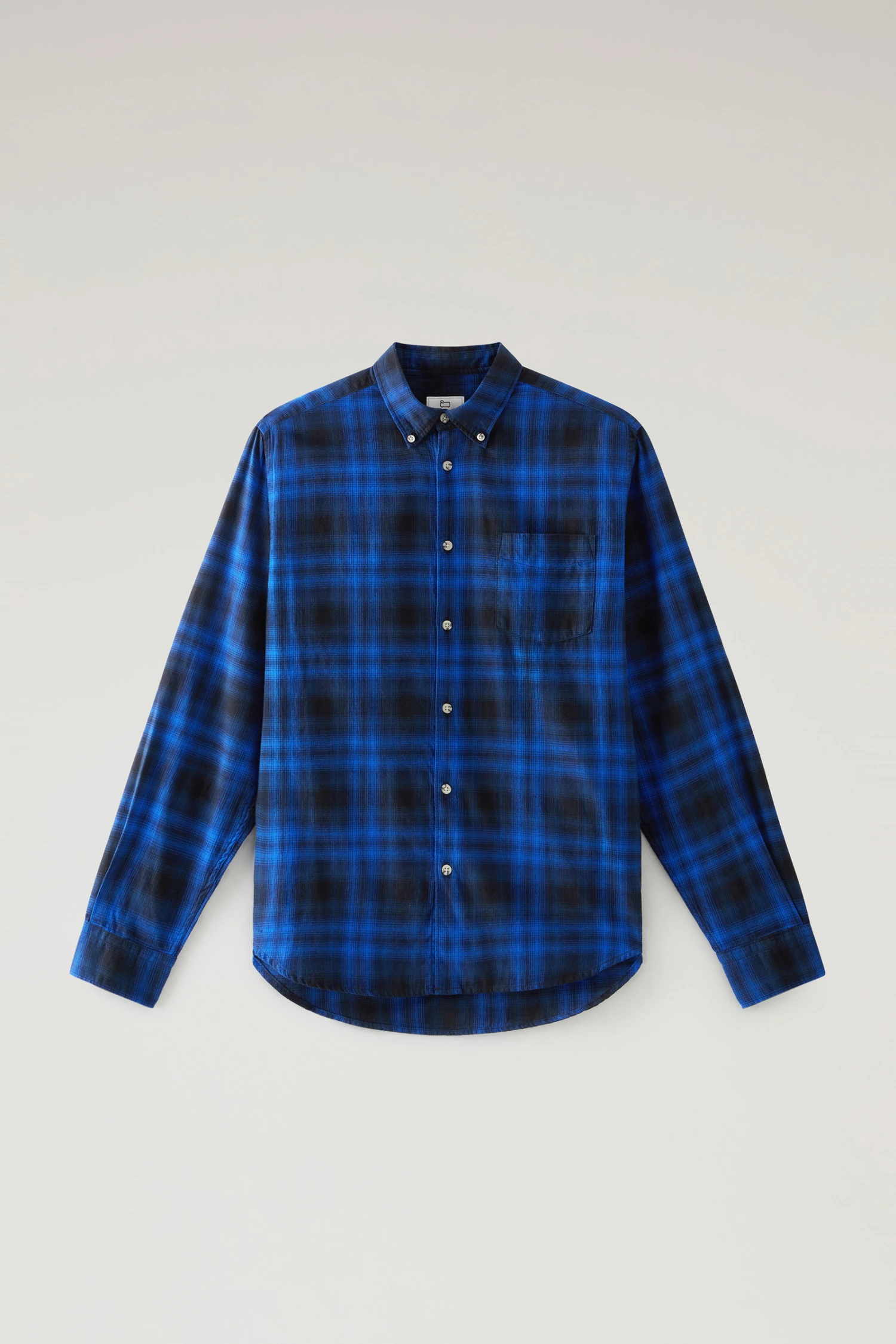 Woolrich Camicia Madras A Quadri In Flanella Leggera - Uomo - Blu 7 Woolrich Camicia Madras A Quadri In Flanella Leggera - Uomo - Blu - immagine 5