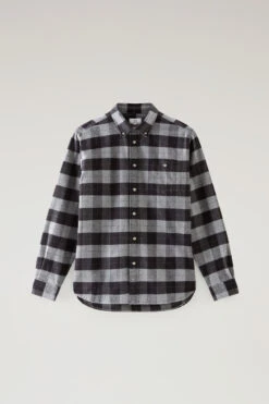 Woolrich Camicia Traditional A Quadri In Flanella - Uomo - Grigio 15 Woolrich Camicia Traditional A Quadri In Flanella - Uomo - Grigio -Offerta Economica Vestiario CFWOSI0090MRUT3104 1908 4