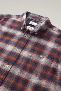 Woolrich Camicia Traditional A Quadri In Flanella - Uomo - Arancione 16 Woolrich Camicia Traditional A Quadri In Flanella - Uomo - Arancione -Offerta Economica Vestiario CFWOSI0090MRUT3104 2105 5