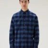 Woolrich Camicia Traditional A Quadri In Flanella - Uomo - Blu 2 Woolrich Camicia Traditional A Quadri In Flanella - Uomo - Blu -Offerta Economica Vestiario CFWOSI0090MRUT3104 30037