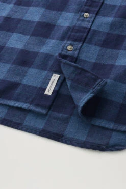 Woolrich Camicia Traditional A Quadri In Flanella - Uomo - Blu -Offerta Economica Vestiario CFWOSI0090MRUT3104 30037 7