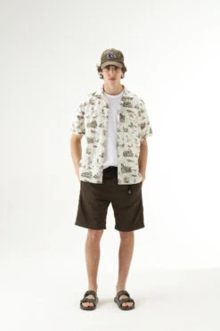 Woolrich Camicia Zavikon A Maniche Corte - Uomo - Bianco -Offerta Economica Vestiario CFWOSI0104MRUT2912 8743 4