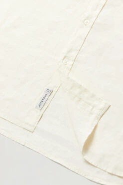 Woolrich Camicia In Puro Lino Tinta In Capo Con Colletto Alla Coreana - Uomo - Bianco 9 Woolrich Camicia In Puro Lino Tinta In Capo Con Colletto Alla Coreana - Uomo - Bianco -Offerta Economica Vestiario CFWOSI0105MRUT3372 8743 2