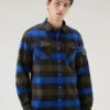 Woolrich Camicia U.S. Trails A Quadri In Flanella - Uomo - Blu -Offerta Economica Vestiario CFWOSI0108MRUT3452 3982