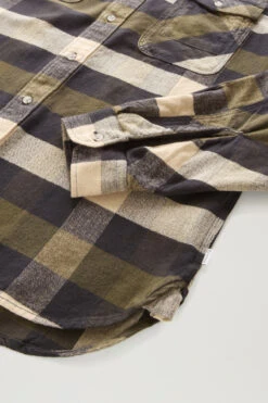 Woolrich Camicia U.S. Trails A Quadri In Flanella - Uomo - Verde 18 Woolrich Camicia U.S. Trails A Quadri In Flanella - Uomo - Verde -Offerta Economica Vestiario CFWOSI0108MRUT3452 6474 7