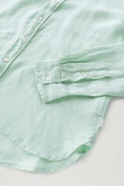 Woolrich Camicia In Puro Lino Tinta In Capo - Uomo - Verde 17 Woolrich Camicia In Puro Lino Tinta In Capo - Uomo - Verde -Offerta Economica Vestiario CFWOSI0113MRUT3372 6585 6