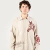 Camicia In Flanella Con Stampa Western - One Of These Days / Woolrich - Uomo - Bianco