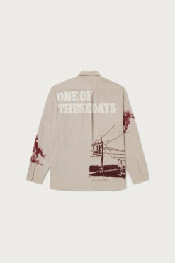 Camicia In Flanella Con Stampa Western - One Of These Days / Woolrich - Uomo - Bianco -Offerta Economica Vestiario CFWOSI0114MRUT3278 801 4