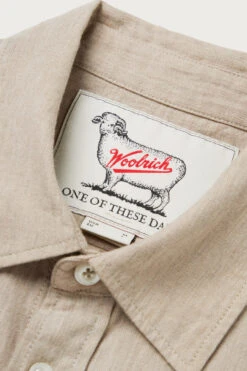 Camicia In Flanella Con Stampa Western - One Of These Days / Woolrich - Uomo - Bianco -Offerta Economica Vestiario CFWOSI0114MRUT3278 801 6