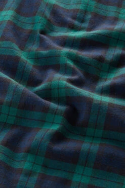 Woolrich Camicia A Quadri In Flanella Leggera - Uomo - Nero -Offerta Economica Vestiario CFWOSI0117MRUT3180 1632 8