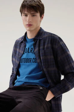 Woolrich Camicia A Quadri In Flanella Leggera - Uomo - Blu 14 Woolrich Camicia A Quadri In Flanella Leggera - Uomo - Blu -Offerta Economica Vestiario CFWOSI0117MRUT3180 3983 3