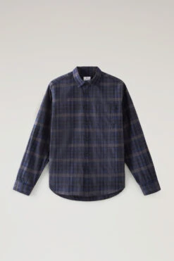 Woolrich Camicia A Quadri In Flanella Leggera - Uomo - Blu 15 Woolrich Camicia A Quadri In Flanella Leggera - Uomo - Blu -Offerta Economica Vestiario CFWOSI0117MRUT3180 3983 4