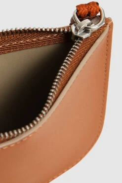 Woolrich Portafogli In Pelle Con Zip - Uomo - Marrone -Offerta Economica Vestiario CFWOSL0011MRUT3152 7148 2