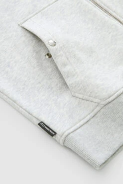 Woolrich Felpa Luxe Con Cappuccio E Logo Vintage Ricamato - Uomo - Grigio -Offerta Economica Vestiario CFWOSW0117MRUT2911 103 5