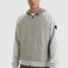 Woolrich Felpa Full-zip Con Cappuccio E Trapuntatura In Crinkle Nylon - Uomo - Grigio 2 Woolrich Felpa Full-zip Con Cappuccio E Trapuntatura In Crinkle Nylon - Uomo - Grigio -Offerta Economica Vestiario CFWOSW0121MRUT2911 103
